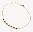 18K Woven Champagne Diamond Bracelet