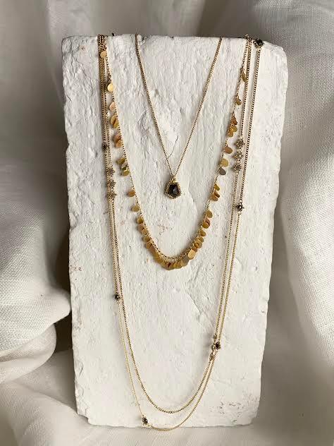 Black Diamond Single Station 36" Necklace