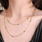 Whisper Chain with Black Diamonds