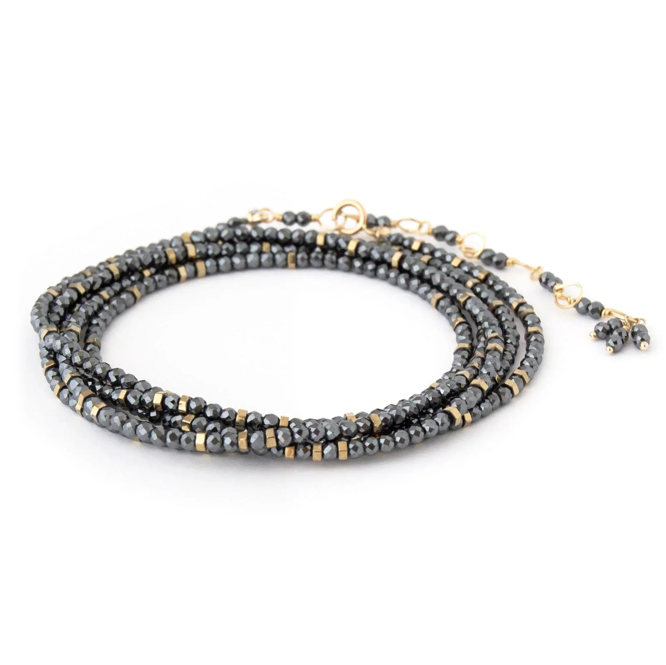 Hematite Confetti Wrap