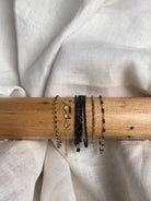 Yellow Gold and Spinel Tied Bracelet