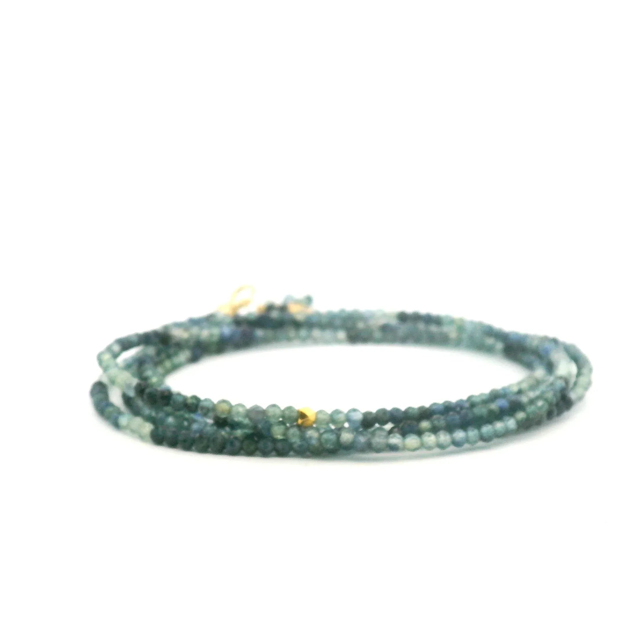 Blue Sapphire Wrap Bracelet