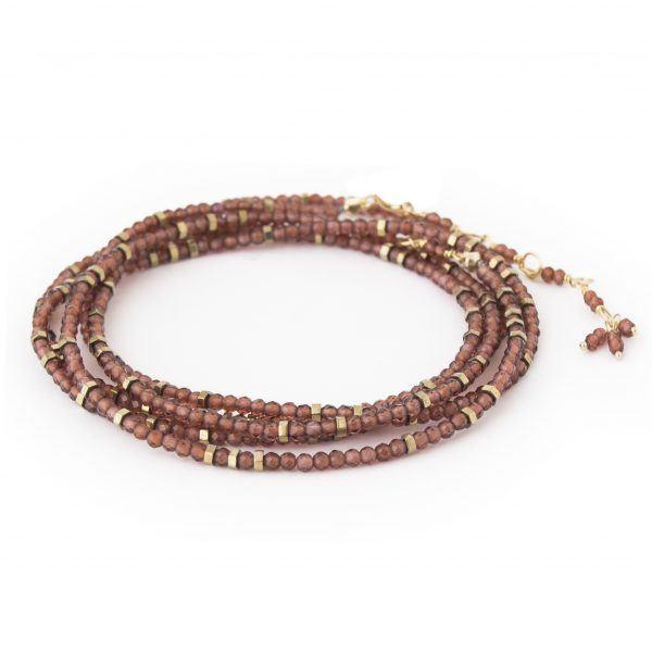 Confetti Red Garnet Wrap