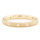 Narrow Stardust Band - 18K Yellow Gold
