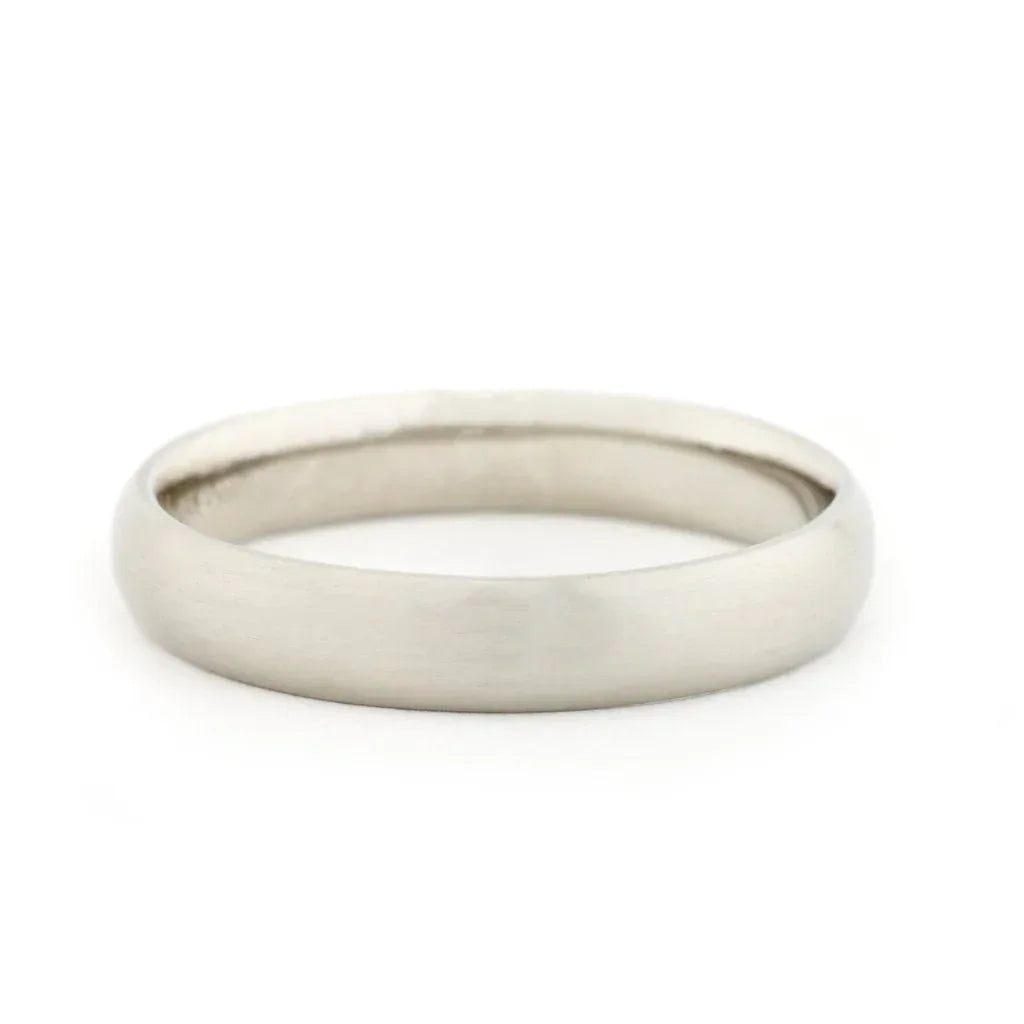 Women's Straight Edge Band - 18K Yellow Gold