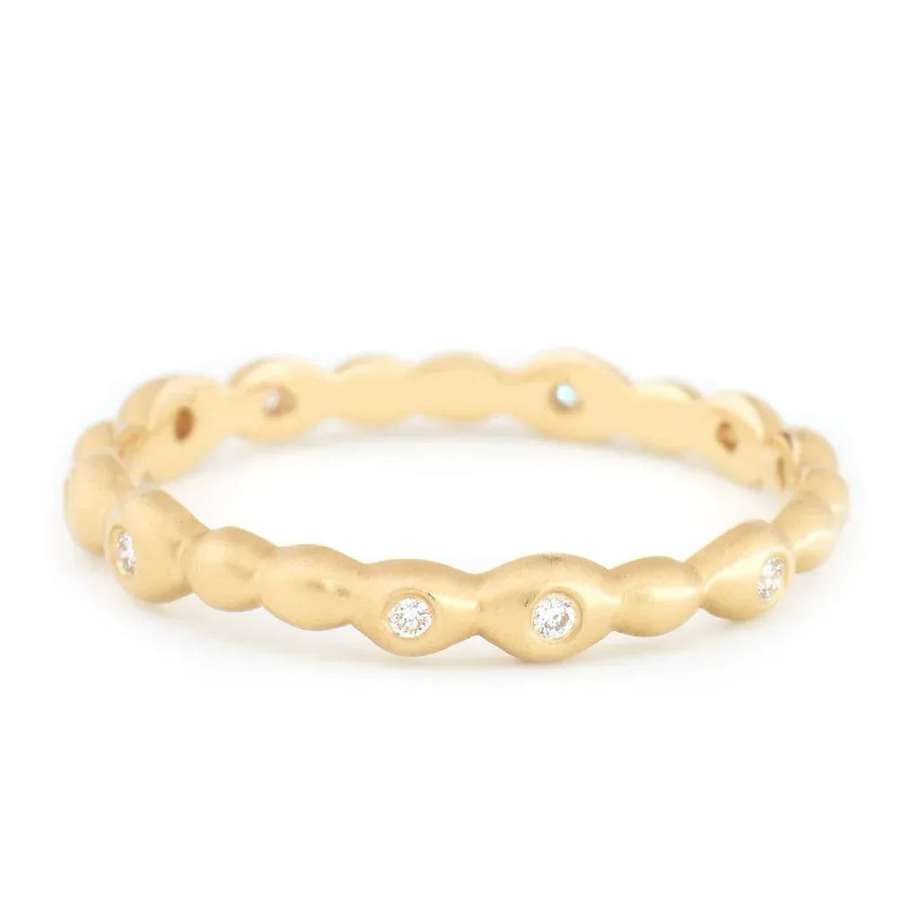 Seed Band - 18K Yellow Gold