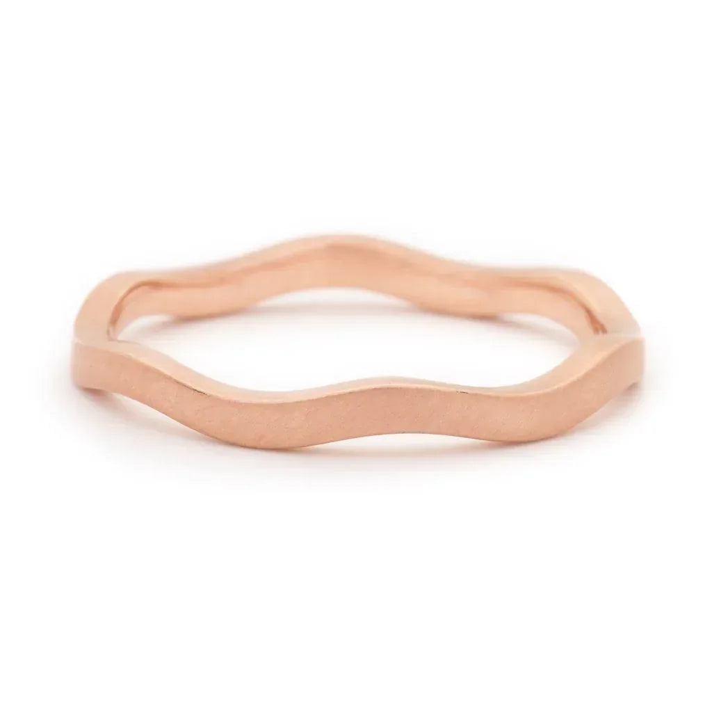 Wave Band - 18K Yellow Gold