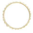 Slim Polished Textured Band - 18K Yellow Gold