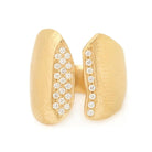 Textured Diamond Boulder Ring - 18K Yellow Gold