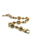 Yellow Gold Diamond Cube Bracelet