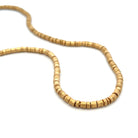 18 karat Yellow Gold Organic Large Beaded Necklace