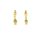 18 Karat Gold "Happy Circles" Hoops
