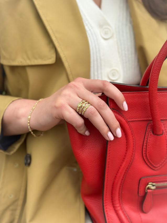 Organic Yellow Gold, Diamond Band