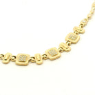 Venice Yellow Gold and Diamond Necklace