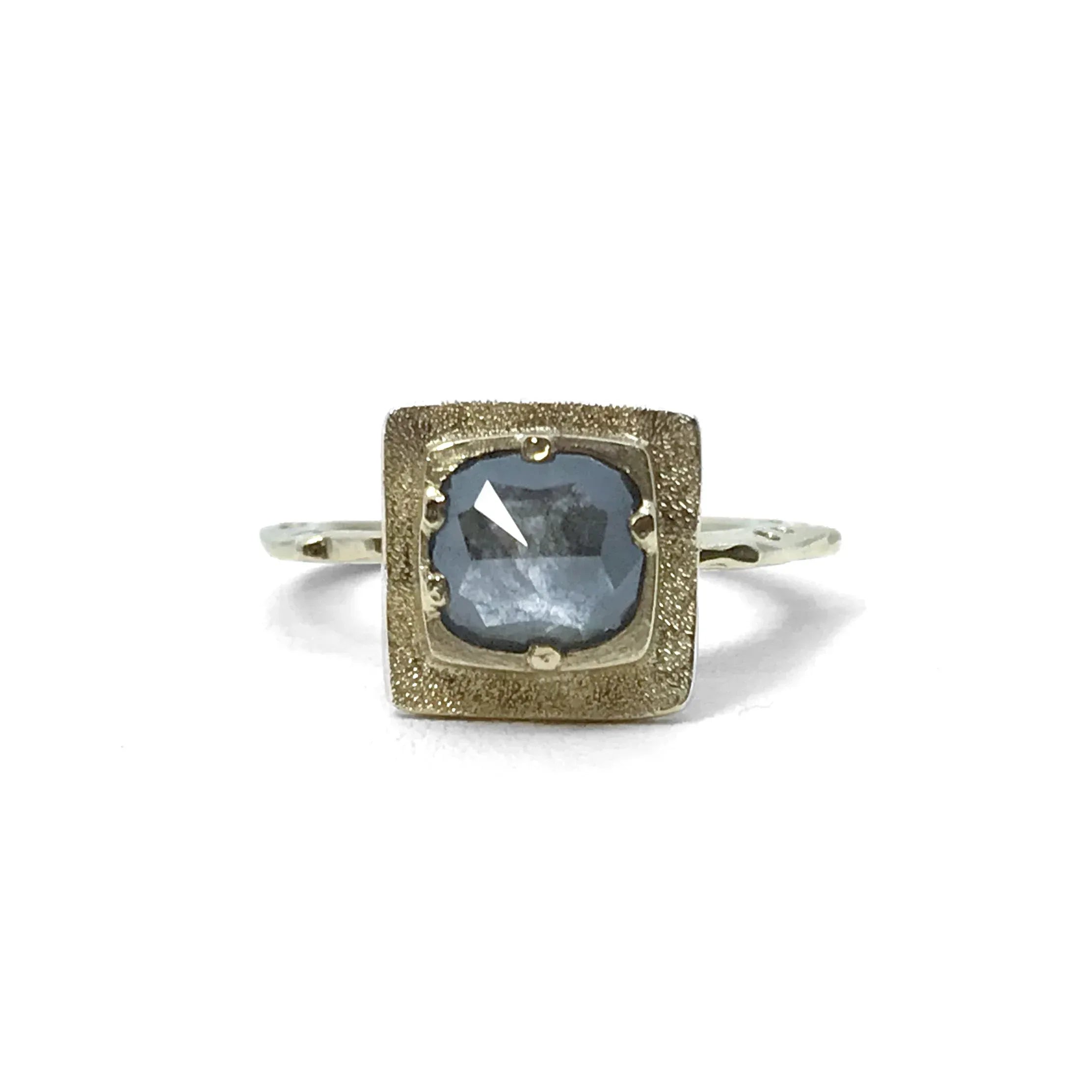 Rough cut Diamond Statement Ring
