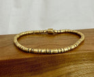 18k Yellow Gold Cylinder Bracelet