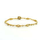 18 karat Yellow Gold and Diamond Bracelet