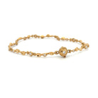 Dimpled Diamond Bracelet