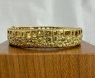 18 karat Yellow Gold and Diamond Gallery Bracelet