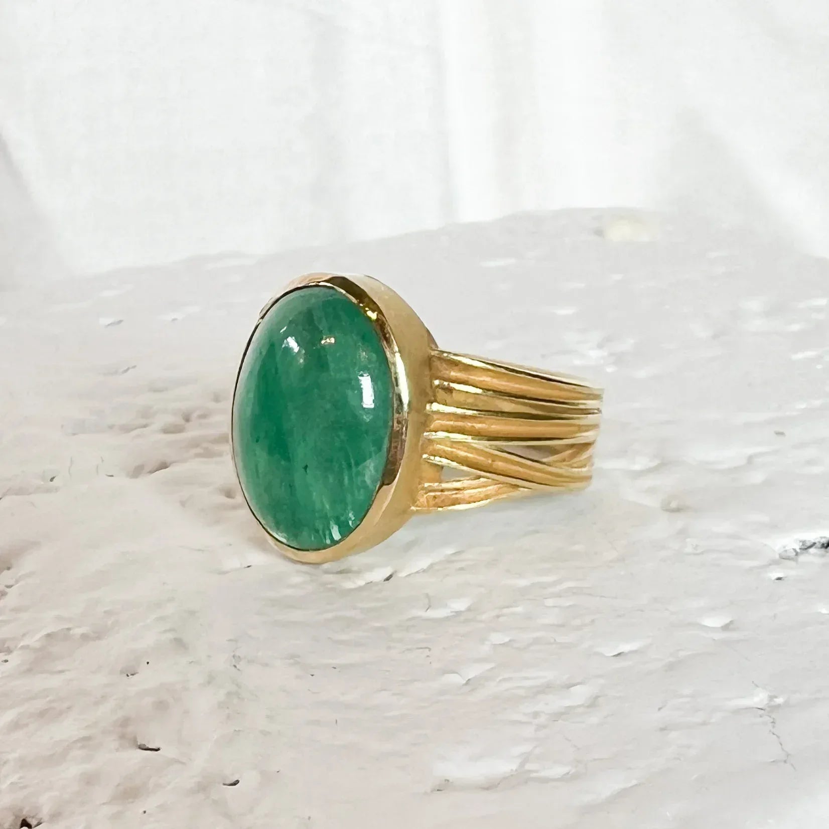 Emerald Statement Ring