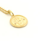 14 Karat Yellow Gold Evil Eye Charm