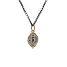 Sterling Silver and 18K Yellow Gold Owl Charm