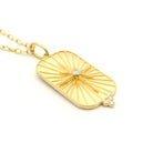 14 Karat Yellow Gold North Star Charm