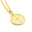 14 Karat Yellow Gold Evil Eye Charm