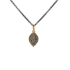 Sterling Silver and 18K Yellow Gold Hummingbird Charm