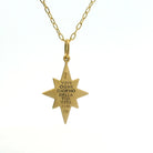 18 Karat Yellow Gold Star Charm
