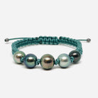 Green Macrame Marutea Pearl Bracelet