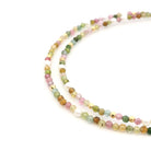 Yellow Gold Tourmaline and Pearl Strand