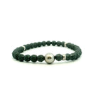 Onyx and Tahitian Pearl Bracelet