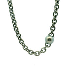 Sterling and Tahitian Pearl Necklace