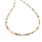 Yellow Gold Tourmaline and Pearl Strand