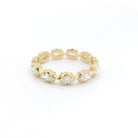 Yellow Gold and Diamond Maverick Eternity Band