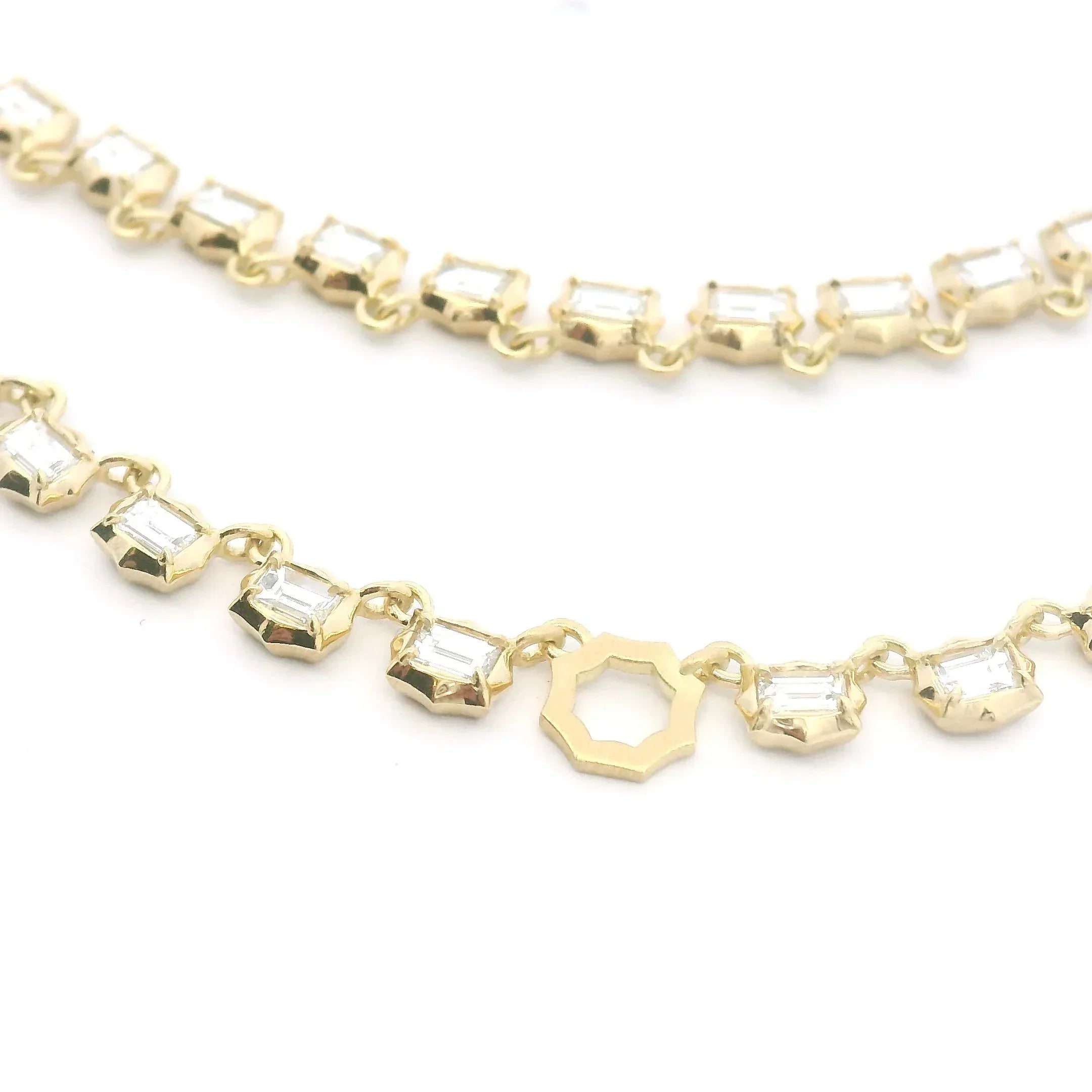 Yellow Gold and Diamond Necklace