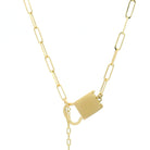 18 Karat Yellow Gold Link Chain Necklace