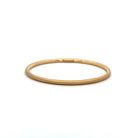 Medium Yellow Gold Plie Bangle
