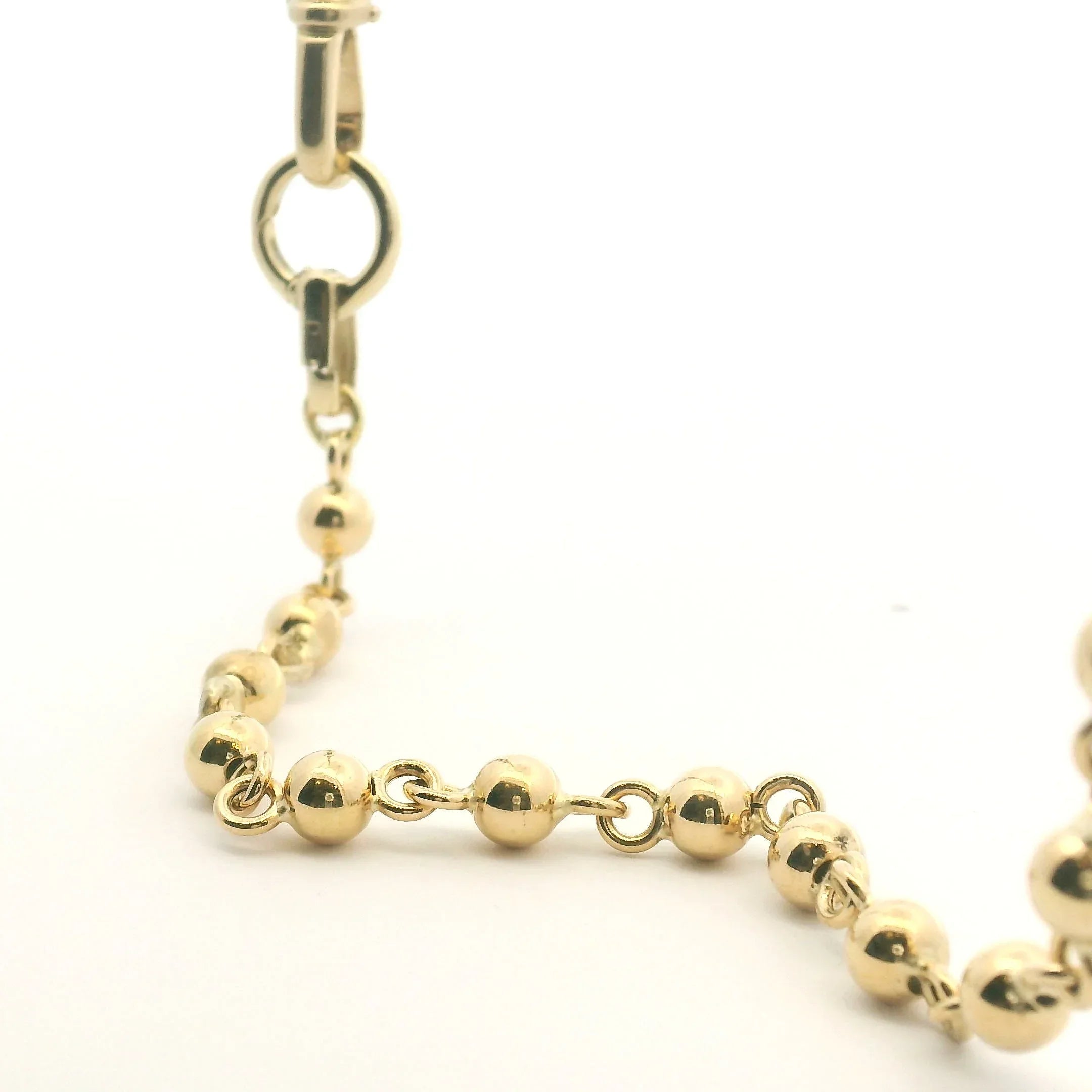 Yellow Gold Ball Chain