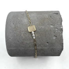 Yellow Gold and Diamond Mini Catherine Key Bracelet