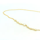 Yellow Gold and Diamond Station Chain