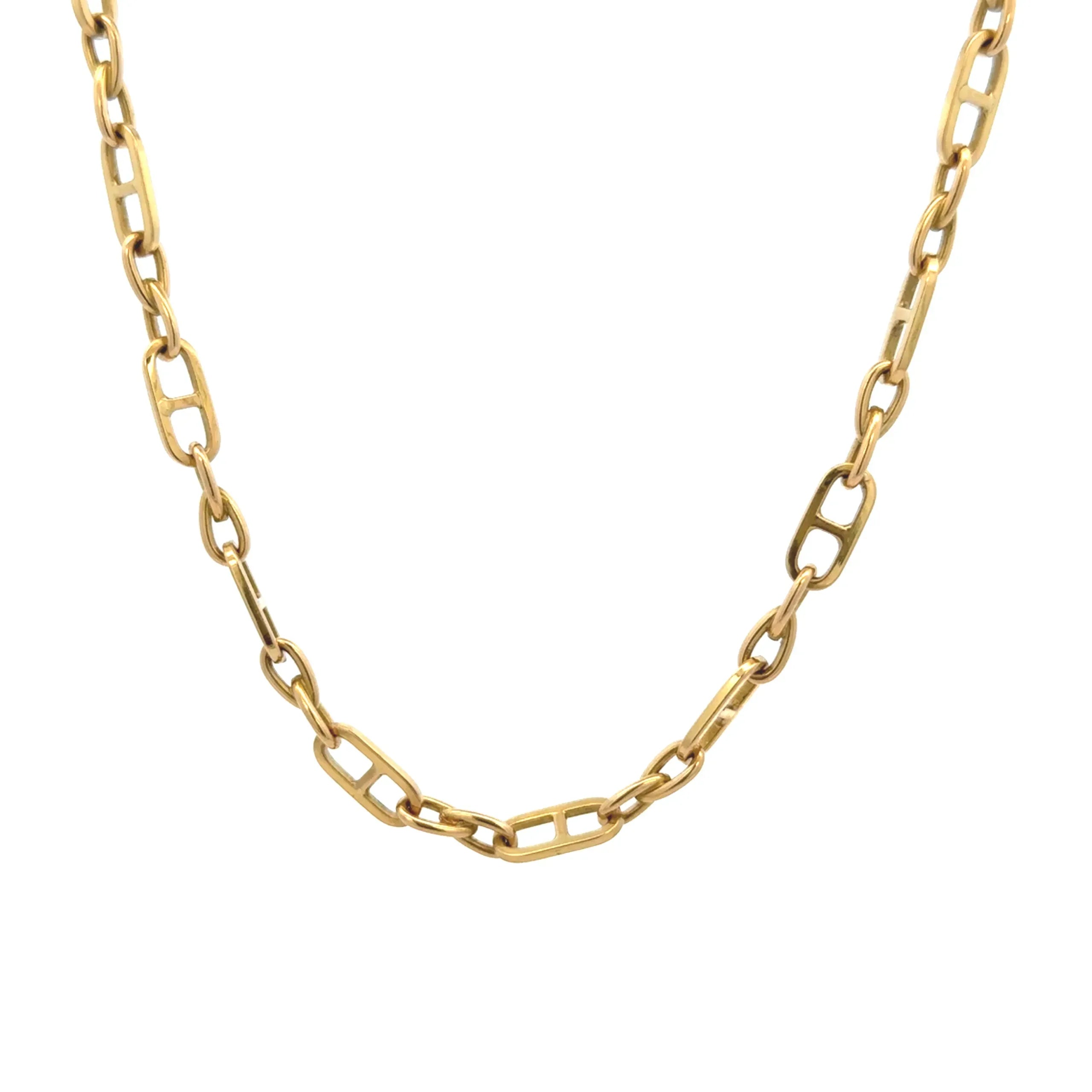 Yellow Gold Mariner Twist Chain