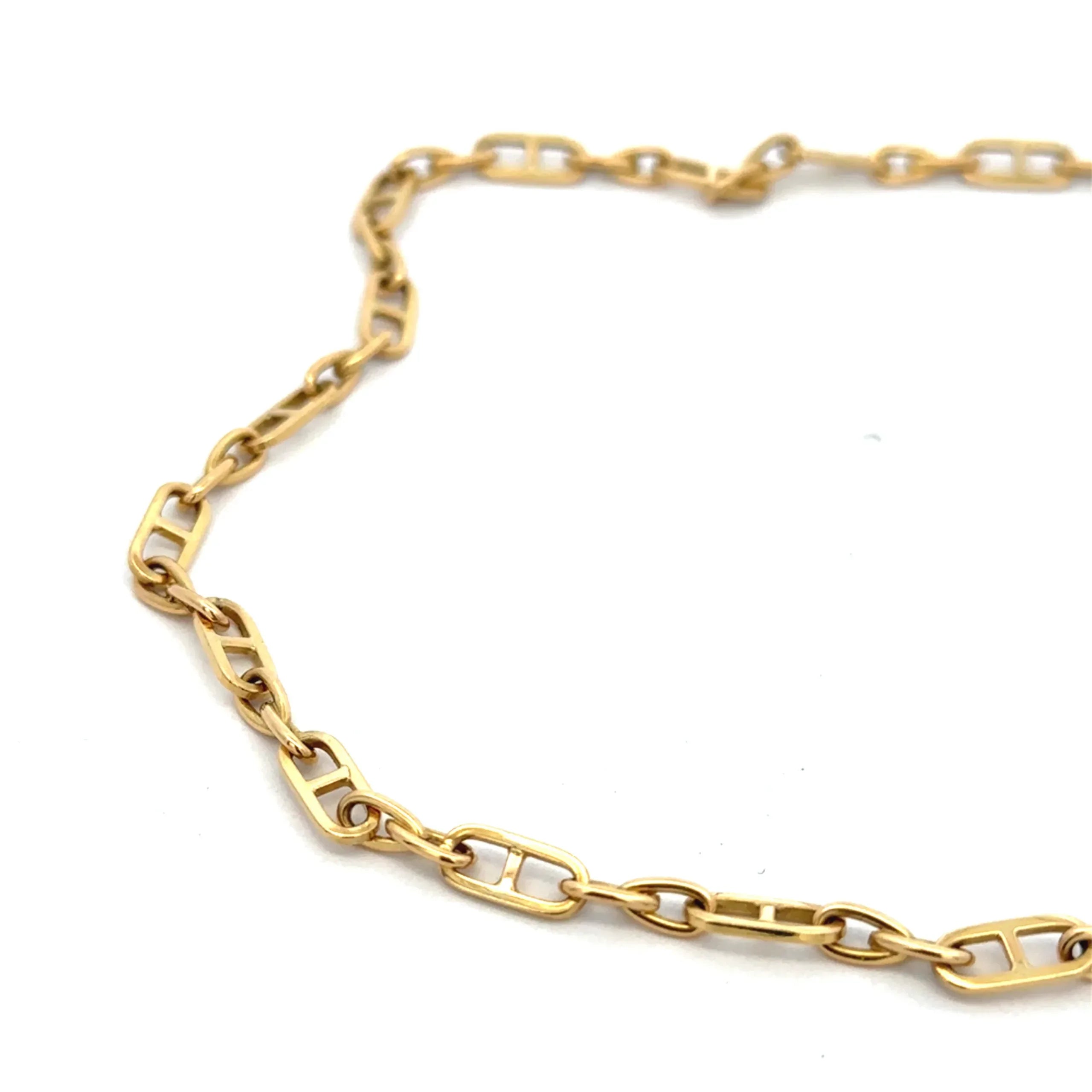 Yellow Gold Mariner Twist Chain