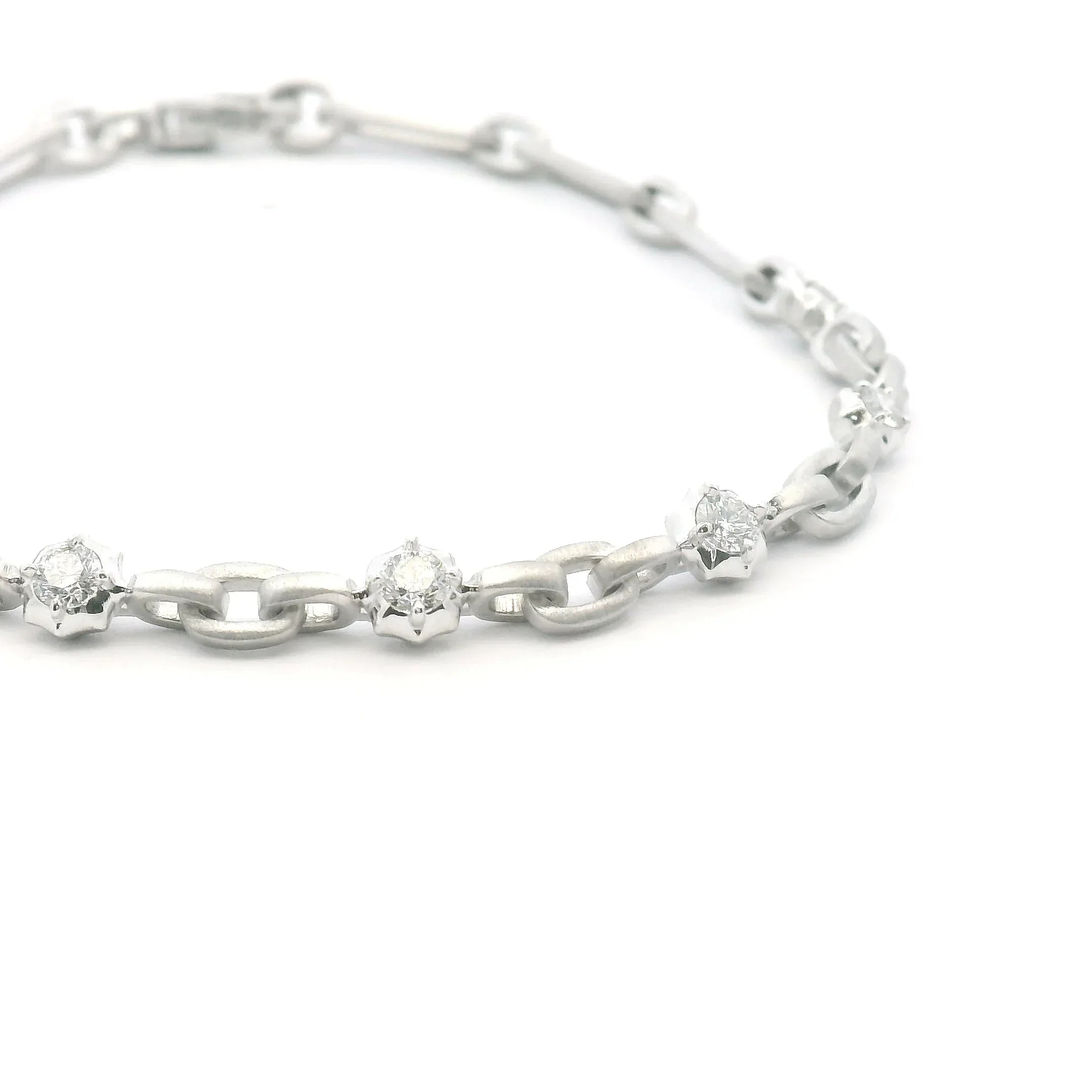 White Gold and Diamond Pippa Bracelet