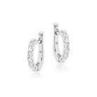 White Gold, Diamond "Cirque" Slim Hoop