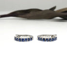 WHITE GOLD, DIAMOND “CIRQUE” SLIM HOOP