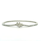 Platinum and 2.06 CT Diamond Line Bracelet