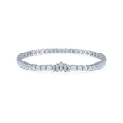 Platinum Diamond Bracelet 6.02 ctw