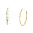 Yellow Gold and Diamond Starry Night Earrings